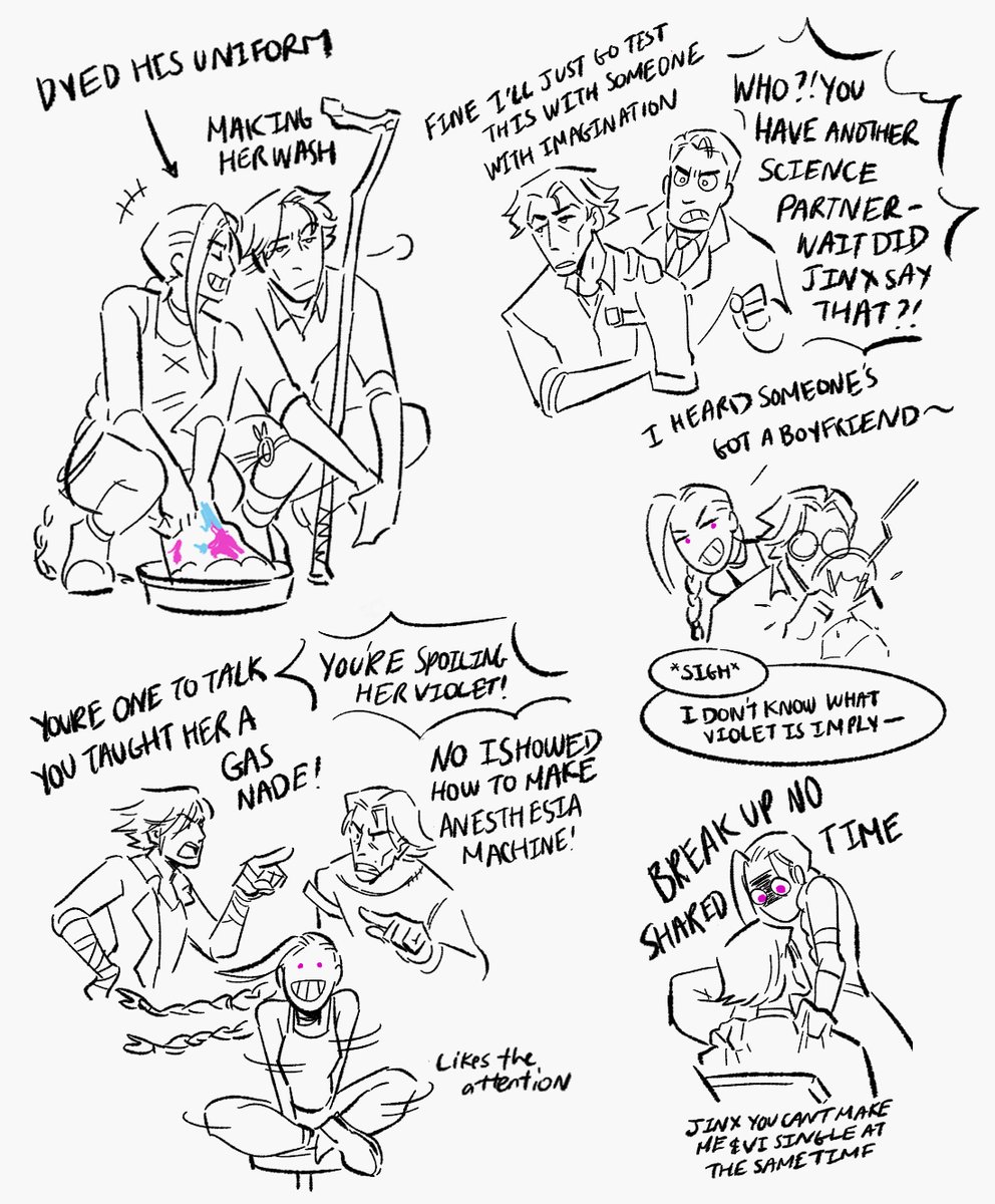 seadeepspace's tweet photo. its all fun #Jinx #Arcane #jayvik https://t.co/TrglQK1cdP