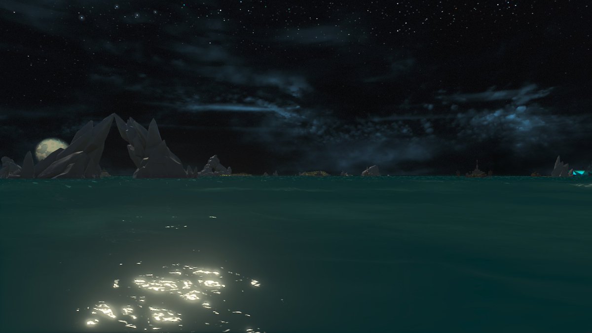 Somehow encountered a glitch which made the sky look very pretty???
just left the PL Hideout to Daggertooth and this happened.
It got rid of the filter I think? Have no idea how this happened but it is very very pretty :D
#SeaOfThieves