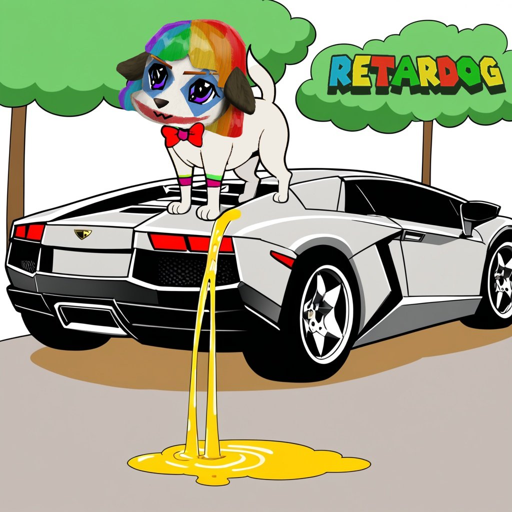 retardiodogs's tweet photo. @ramonos Eazy. Just grab some $RETARDOG wait a lil and boom.

LAMBO!!!! https://t.co/NQoDtRu4Dl