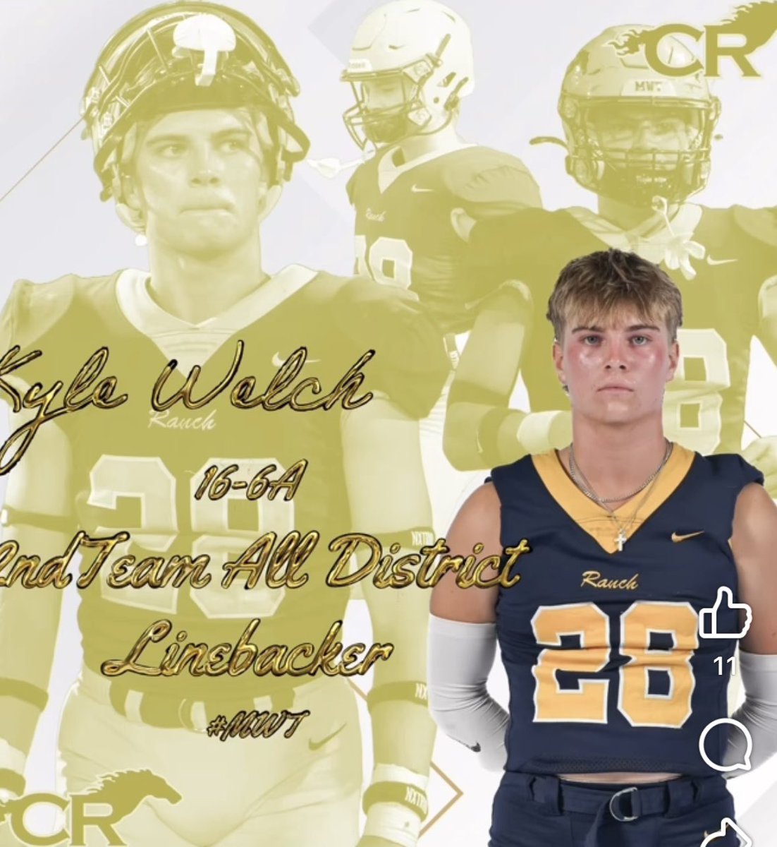 rashadbobino44's tweet photo. Pretty good first year to have all 4 of my LBs make  16-6a All District on my first year!! Future is very bright #LBU #ChessNotCheckers#TrusthePRO-Cess @CyRanchFB https://t.co/jRGEE72hXA