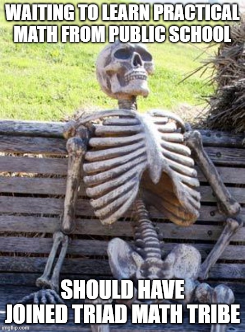 TriadMath's tweet photo. Don't be like this guy! Join the Tribe TODAY for FREE! 

https://t.co/zYEfghP91E

#math #triadmathtribe #homeschool #practicalmath https://t.co/vJAHTvnCiz