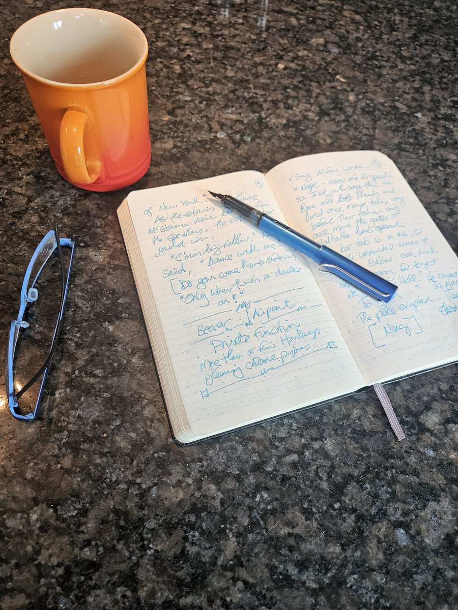 Wrote what I thought was the last chapter of Raven's Web last night, but woke up this morning, had a coffee, and...