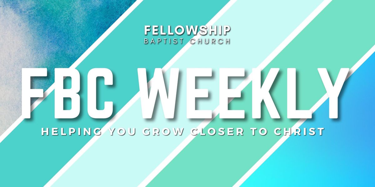 FBCDrumheller's tweet photo. Pastor Aaron sends out a devotional every Monday based on the sermon text and the message. If you are not already signed up to receive these devotionals and would like to, you can do so on our website.

Follow this link to sign up for FBC Weekly: https://t.co/Ucvp8d32GU https://t.co/ackyRhgkaB
