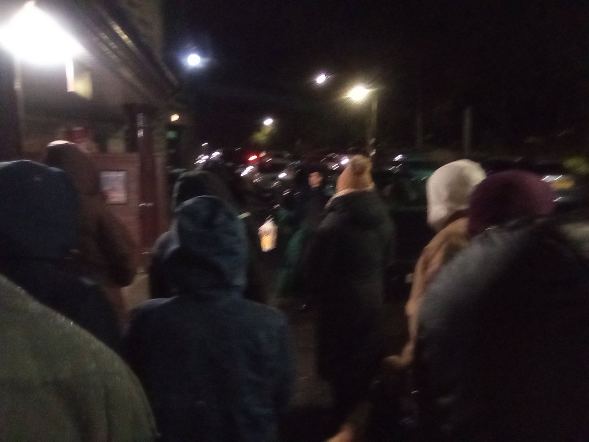 back in from an  eerie and engrossing ghost walk in which the  excellent <a href="/discoverbuxton/">Discover Buxton Tours</a> guide channeled Florence Cook and led us around  Victorian haunts {even though her tormentor the 'Devil' lurked alongside}! what a fabulous performance.. had us all; humans; and one dog; rapt