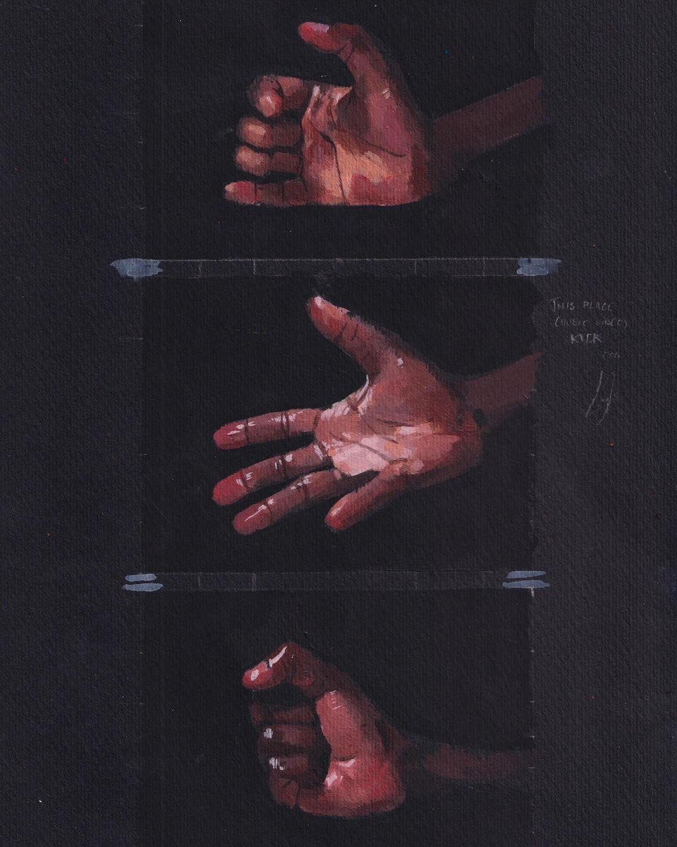 lossapardo's tweet photo. When I paint on black paper https://t.co/CpAUwNNIZ4