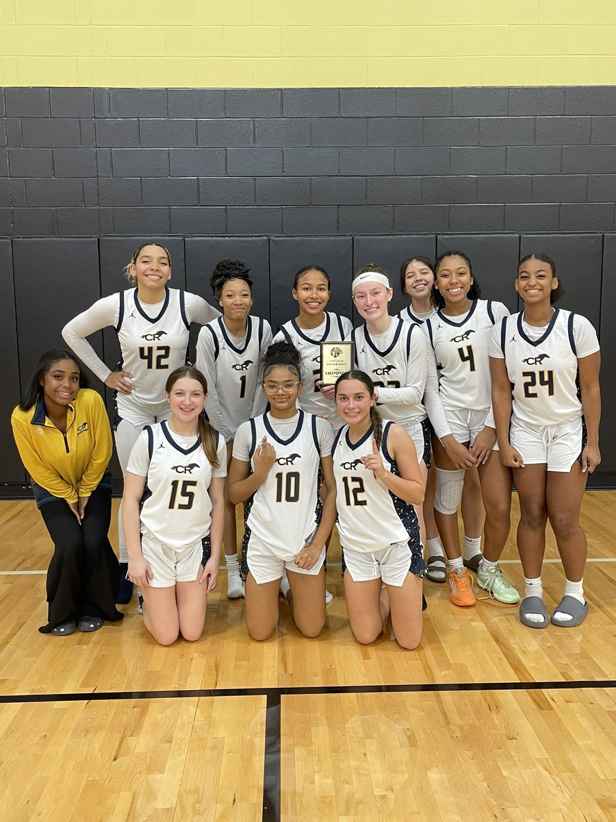 Proud of our girls for winning 1st place in the Conroe tournament yesterday. Back at it on Tuesday against Cy Park.