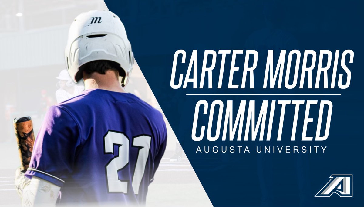 Carter Morris (@cartermorris211) on Twitter photo I am extremely blessed and excited to announce my commitment to continue to play baseball at Augusta University. Thank you to my coaches and family for getting me to this point. Excited for the future. <a href="/JTBaker51/">JT Baker</a> <a href="/USNatsNational/">US Nationals Baseball</a> <a href="/usnatsmidsouth/">US Nationals MidSouth</a> <a href="/FayDogBaseball/">PurpleDogBaseball</a> <a href="/Rzrbk40/">Travis Hill</a> I am extremely blessed and excited to announce my commitment to continue to play baseball at Augusta University. Thank you to my coaches and family for getting me to this point. Excited for the future. <a href="/JTBaker51/">JT Baker</a> <a href="/USNatsNational/">US Nationals Baseball</a> <a href="/usnatsmidsouth/">US Nationals MidSouth</a> <a href="/FayDogBaseball/">PurpleDogBaseball</a> <a href="/Rzrbk40/">Travis Hill</a>