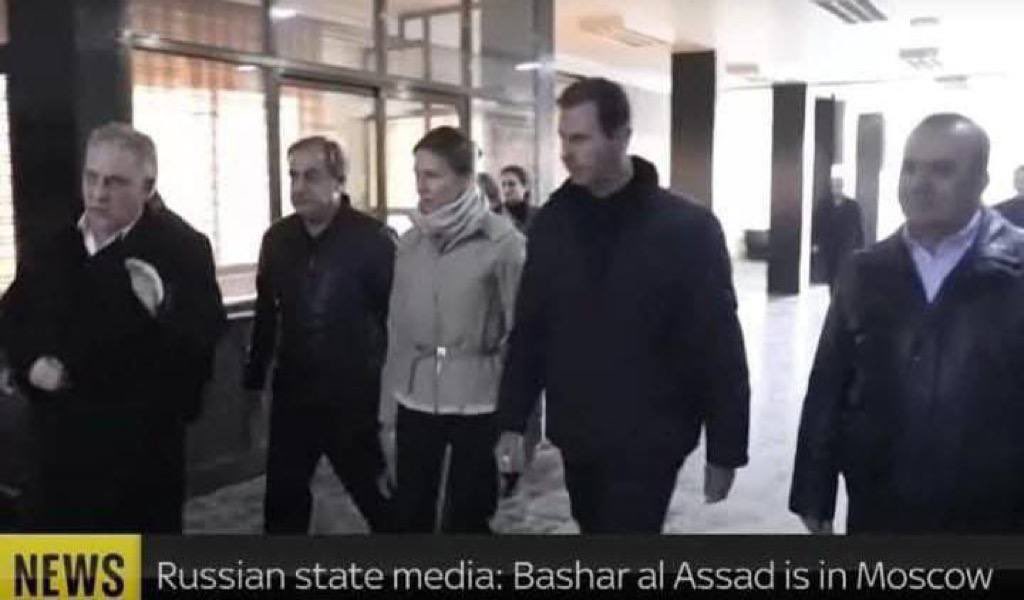 بشار الاسد في موسكو