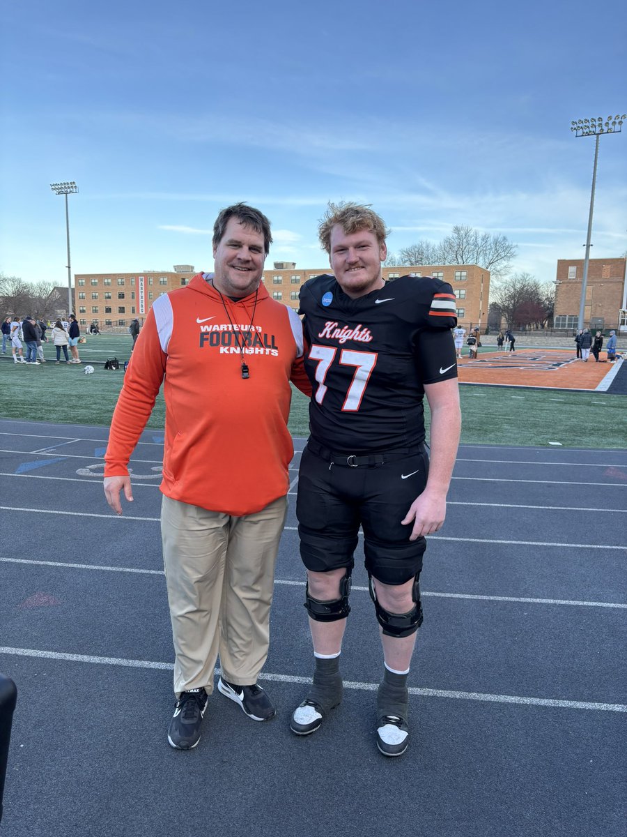 There are no words… THANK YOU Wartburg Football! 🧡🖤