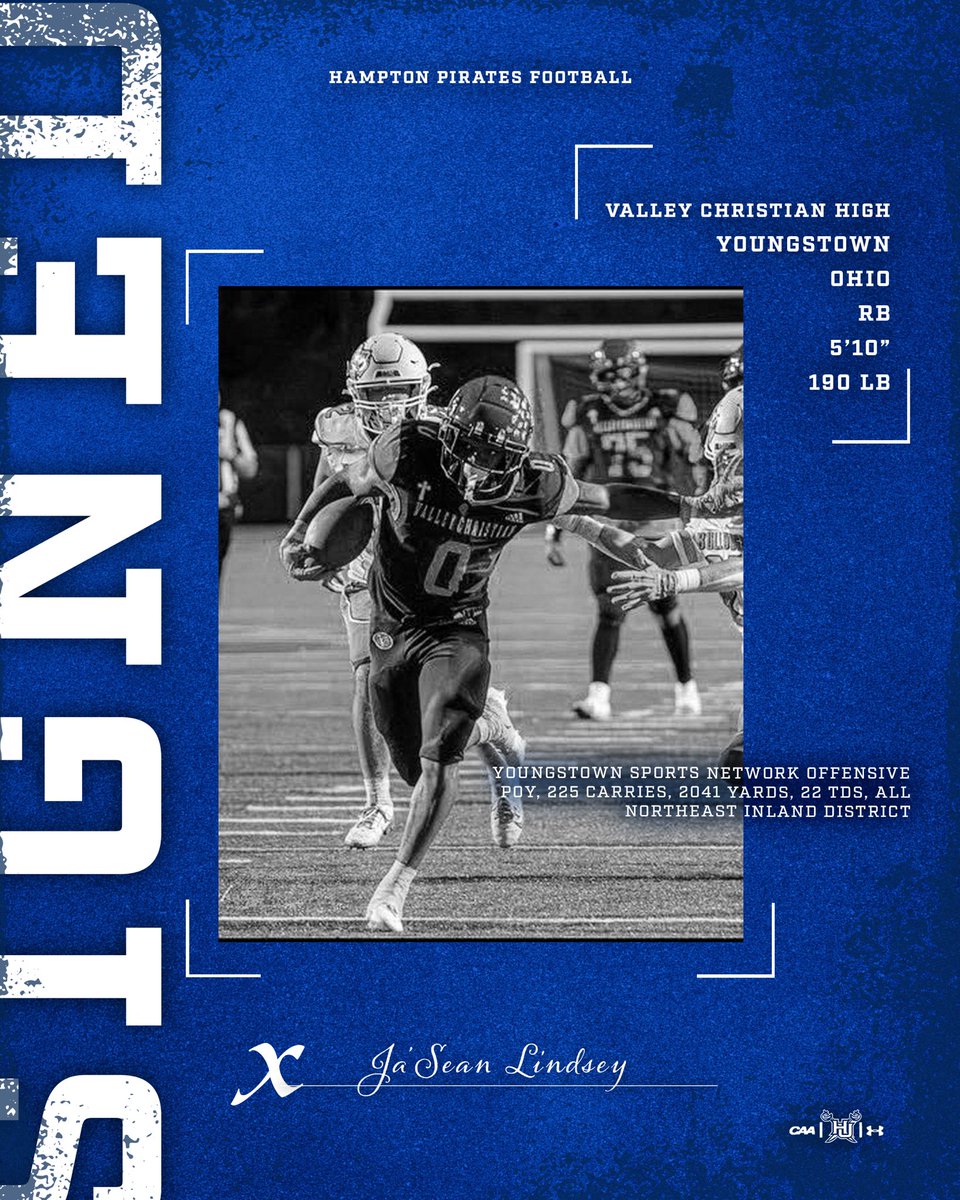hupirates_fb's tweet photo. Ja’Sean Lindsey is officially a Pirate! Welcome to Our Home by the Sea! ⚓️💙

#WeAreHamptonU https://t.co/n0Ygv2irEK