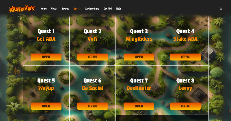AdaventureQuest's tweet photo. 🚨 Pssst ... Cardano's calling 🚨

...with a chance to win crypto for doing what you love: DeFi, NFTs, trading, gaming &amp; gambling 💪

Here's how:
1⃣ Register at https://t.co/DMtGJw46He
2⃣ Complete quests using MetaMask wallet
3⃣ Win crypto for Christmas :)  Ends 24/12
