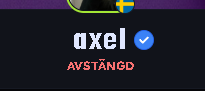 gg game guys! min tid är redan över<3 Vi ses i nangijala bröder❤️ tack för allt stöd, må bäst! mvh axel