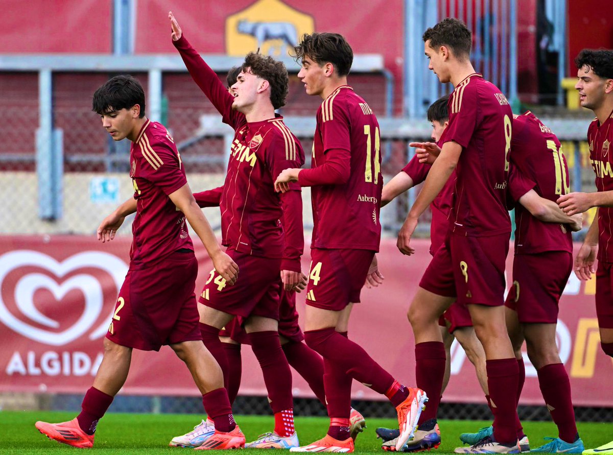 Quarta vittoria di fila per la Primavera! 🐺⚽ 
DAJE ROMA DAJEEEEEEE 💪😮‍💨

#ASRoma #Primavera1 #RomaEmpoli