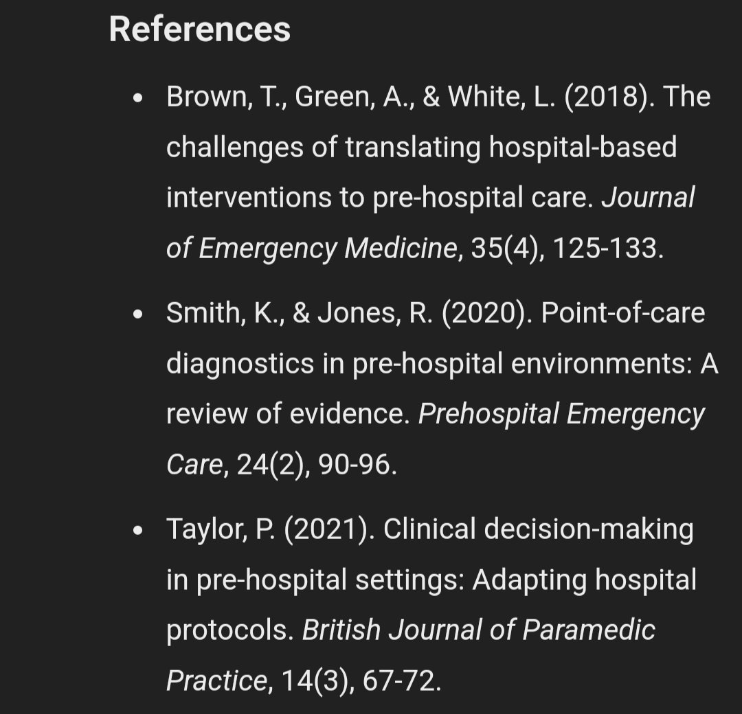 Tell me that AI completely invents references that don't exist, without telling me it completely invents them!