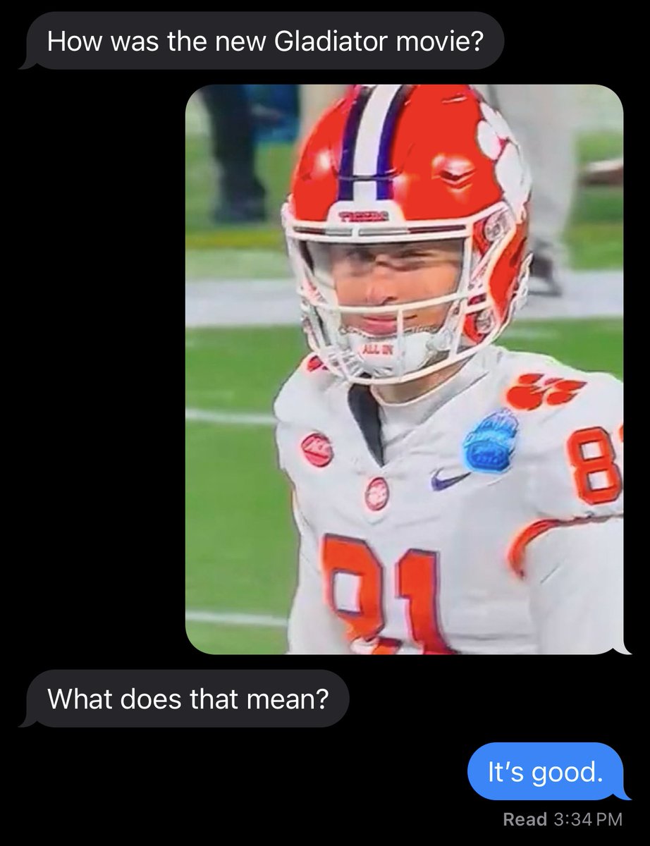 ClemsonFB's tweet photo. https://t.co/73gEpEUFKJ
