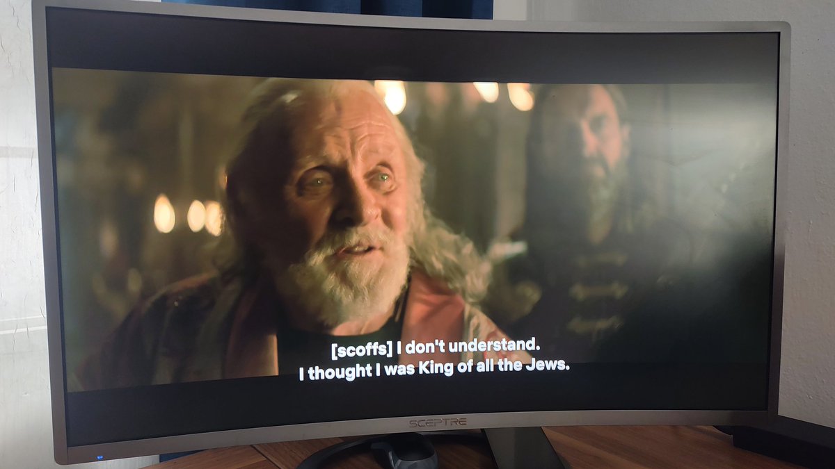 novembamen's tweet image. Que bien inglés hablaban los Judíos  antes de Cristo #marianetflix