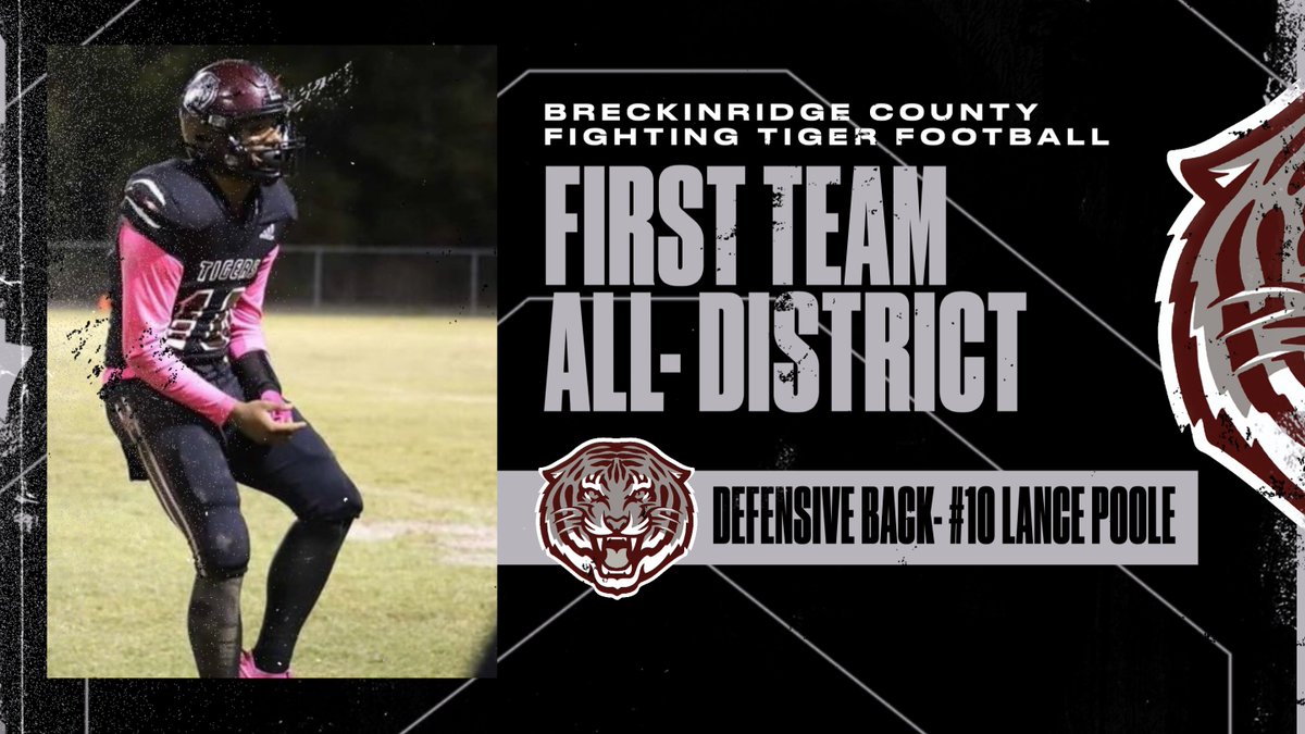 Congratulations to senior Lance Poole on being named to the 4A-D2 First Team All-District team as a Defensive Back! Proud of all of your hard work! #ROW