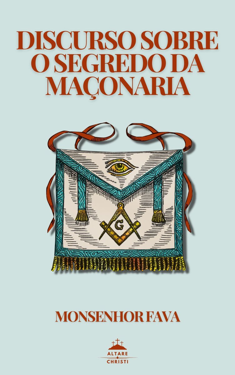 DemetriusINRI's tweet photo. Aqui está o link para você baixar gratuitamente o livro que eu disponibilizei para nossa língua: Discurso sobre o Segredo da Maçonaria, do Monsenhor Fava.
Por gentileza, compartilhe esta publicação para mais amigos.

https://t.co/IdS3F1L8yA https://t.co/pOOUSbsOZB
