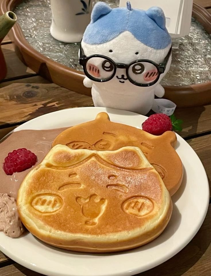 lovesickdoe's tweet photo. chiikawa pancakes https://t.co/Ym0GIQUAOi