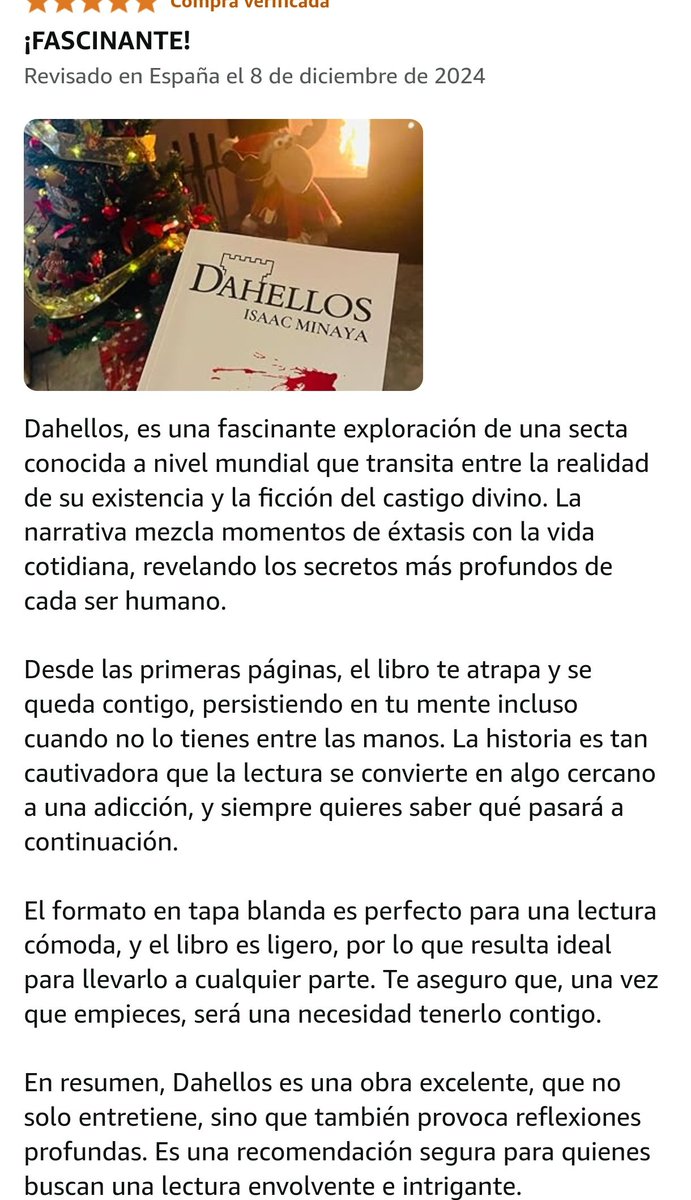 Minaya_Rubio's tweet photo. Llevo días flotando en una nube de felicidad al ver la cantidad de reseñas positivas que estoy recibiendo, tanto por redes como por privado y en persona.
Está mal que yo lo diga, pero es que #Dahellos es un libro redondo que aún no me creo lo bueno que es. https://t.co/OEuz7E2RjG