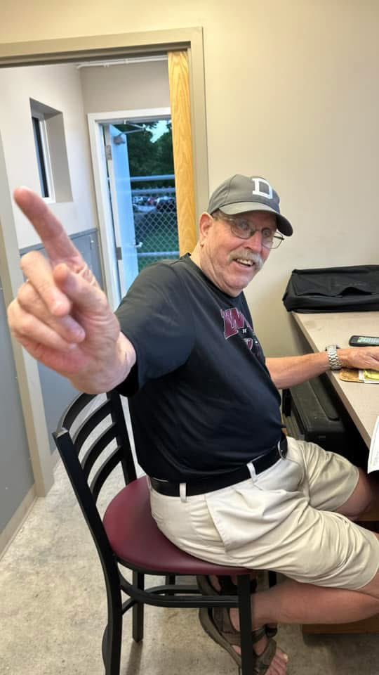 DCHSBoysSoccer's tweet photo. RIP Maroon star, Denny O’Grady-the voice of the Maroons. Your knowledge of sports, school spirit and passion for the kids was unmatched. You were so very loved and will be deeply missed. https://t.co/cxy5qMQFhe