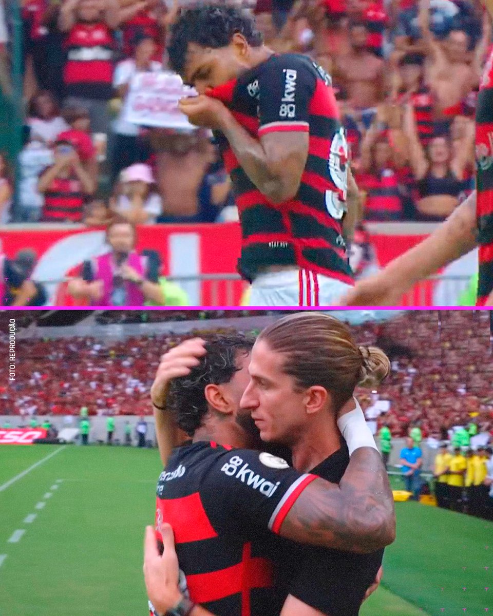 TNTSportsBR's tweet image. ACABOU, AMIGOS... 🥹🔴⚫👏 Gabigol foi substituído e deixou o gramado depois de dar um beijo no escudo do Flamengo. #BrasileirãoBetano