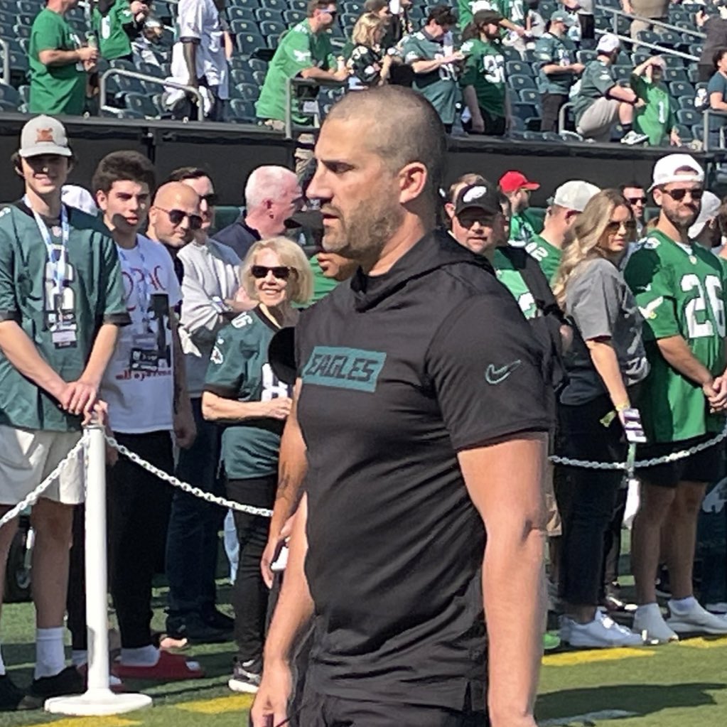 BarstoolPhilly's tweet photo. Eagles undefeated 9-0 in the baldianni era https://t.co/wy3wHodA3Q