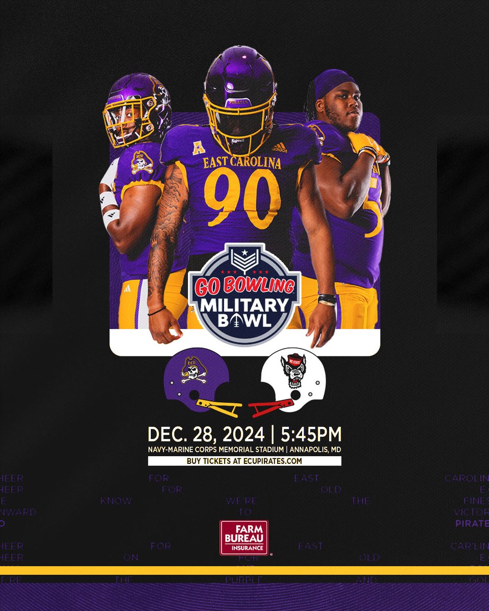 See you in three weeks in Annapolis! Be sure to grab your tickets from the ECU Ticket Office. Pirate Club members be on the lookout for an email with all the festivities we have planned! Go Pirates!