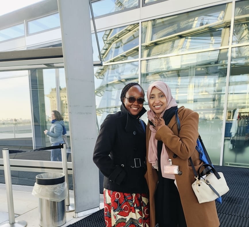 SeraGaid's tweet photo. So grateful to @FES_PSCC for an incredibly enriching week &amp; to my fellow participants @fredbauma90 @madibiramu @AdjiKNdiaye &amp; @EgnaRachel for the thoughtful discussions and the banter in between. Honored to have shared this space with such amazing minds! https://t.co/djmPRBBQiY