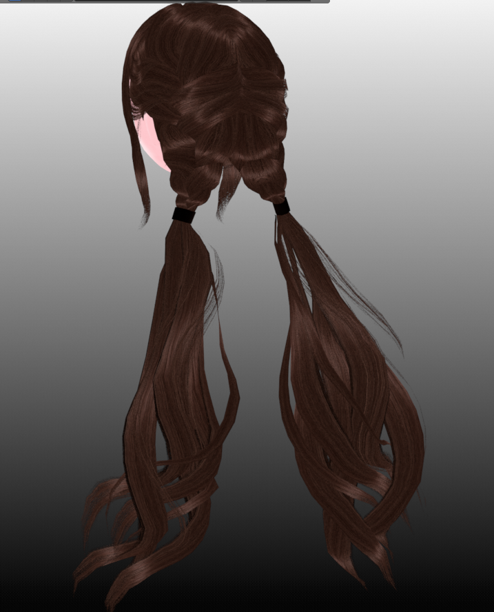 vellbert's tweet photo. hair commission #vrchat #blender https://t.co/fPWwvOi6cS