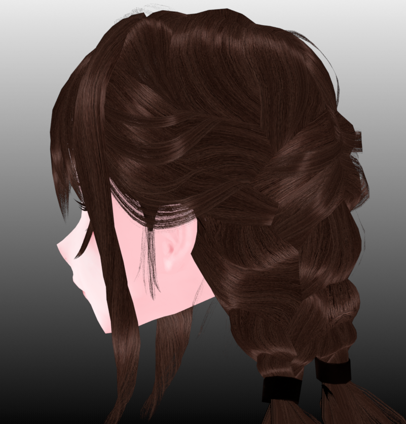 vellbert's tweet photo. hair commission #vrchat #blender https://t.co/fPWwvOi6cS