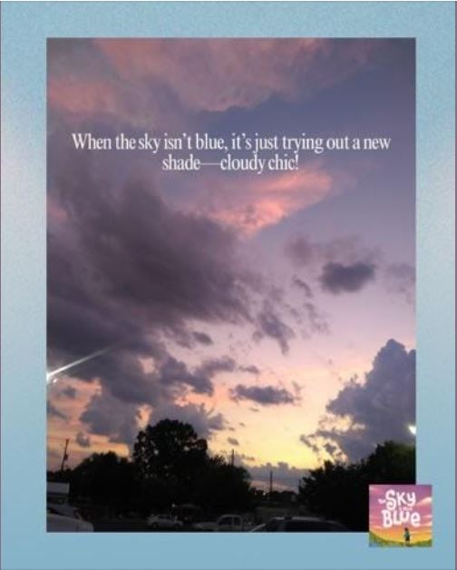 joyjones100's tweet photo. Discover the journey behind my book, The Sky Is Not Blue. Altho a city girl, a retreat in upstate NY unveiled the  wonders of the sky. Join me in celebrating the sky’s daily glory.  #TheSkyIsNotBlue #AuthorJourney #Free Spirit #NatureInspiration #BookRelease #LiteracyAdvocacy https://t.co/80Tyu0LwDL