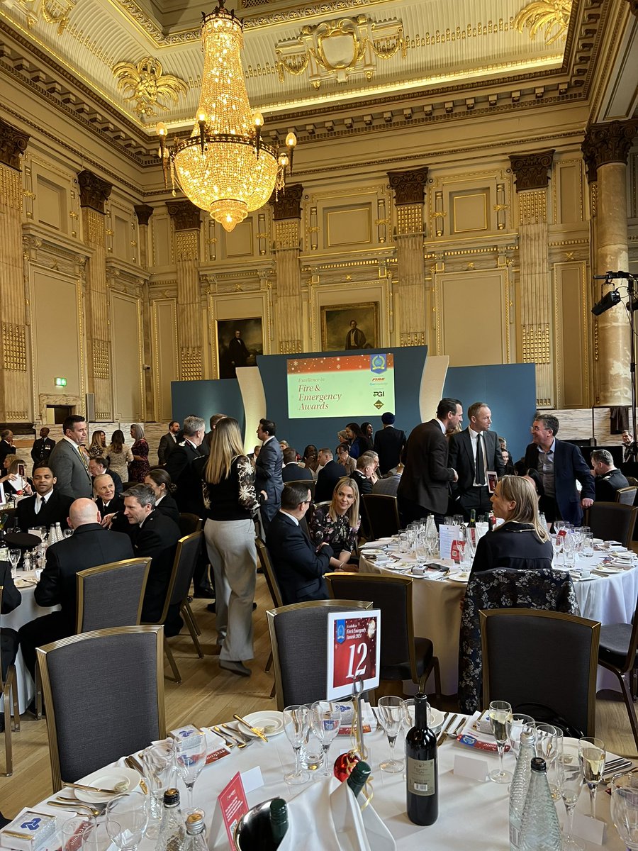 On behalf of UKRO we were very proud and humbled to be shortlisted on Friday for three awards at the Excellence in Fire Emergency Awards Ceremony in London. Such an amazing event and a fantastic venue. Massive congratulations to all the Award winners 😉👍