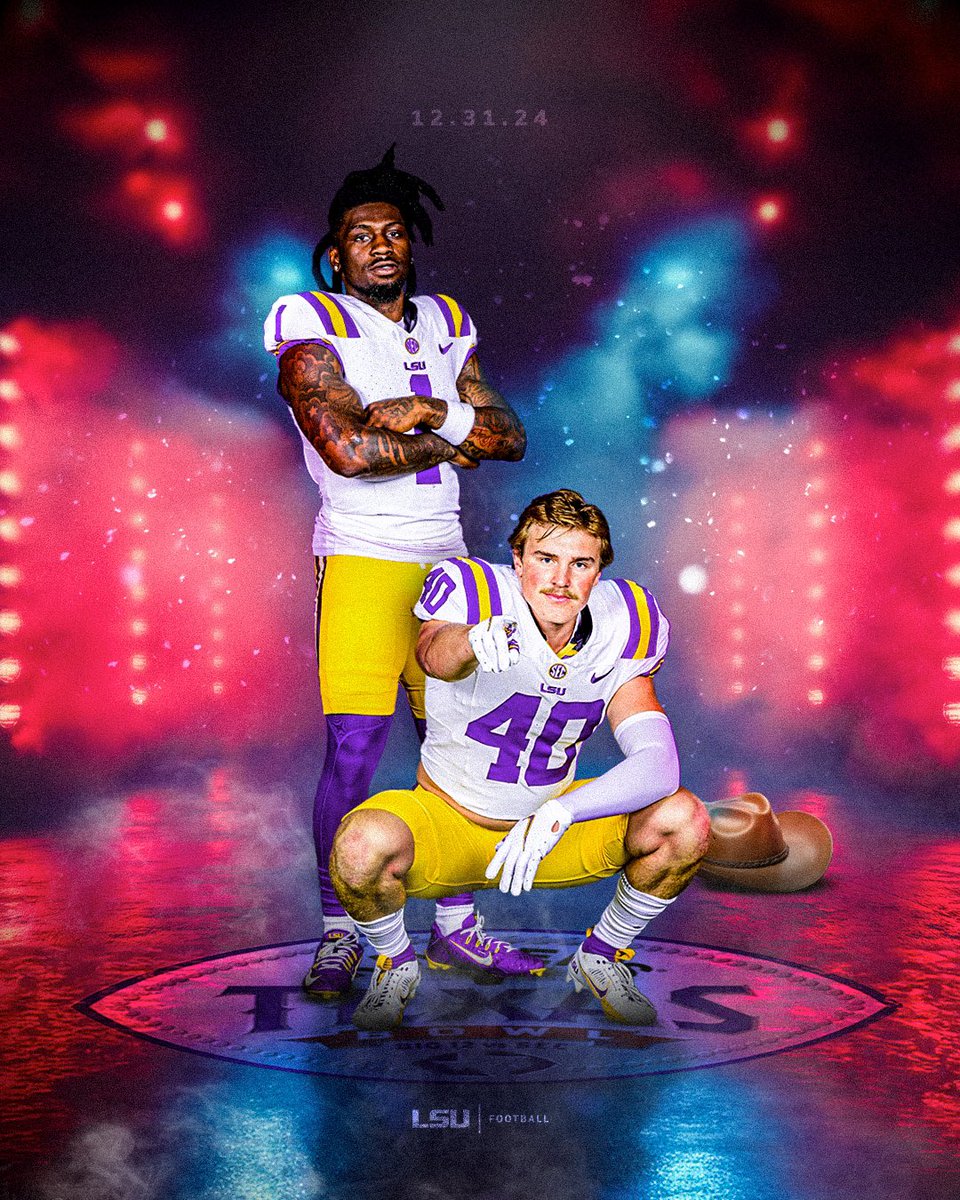 LSU Football (@lsufootball) on Twitter photo We’re headed back to Houston! The Tigers will play Baylor in the <a href="/TexasBowl/">Kinder's Texas Bowl</a> at 2:30 p.m. on New Year’s Eve. We’re headed back to Houston! The Tigers will play Baylor in the <a href="/TexasBowl/">Kinder's Texas Bowl</a> at 2:30 p.m. on New Year’s Eve.