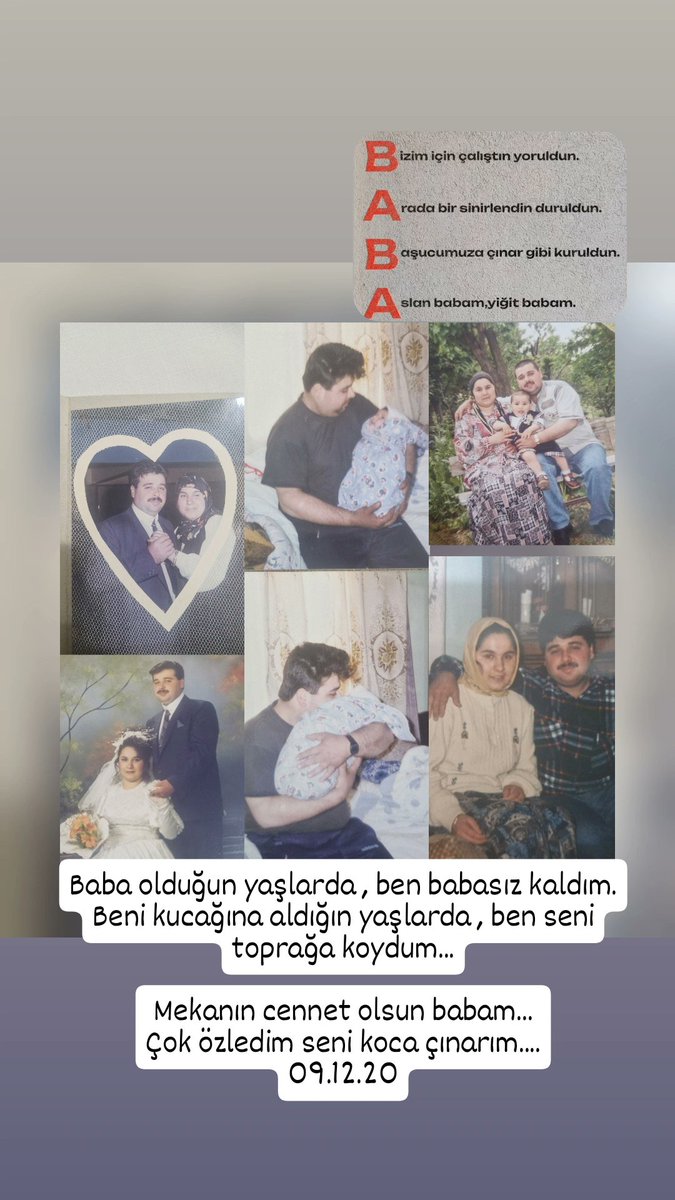 golet_barris's tweet photo. Senden sonra koptum ben hayattan.
Sadece emanetlerin için yaşıyorum , onlara gözüm gibi bakıyorum. Yattığında yerde huzurla yat babam...
#babam #Baba #ustam https://t.co/bcVh4q2Slm