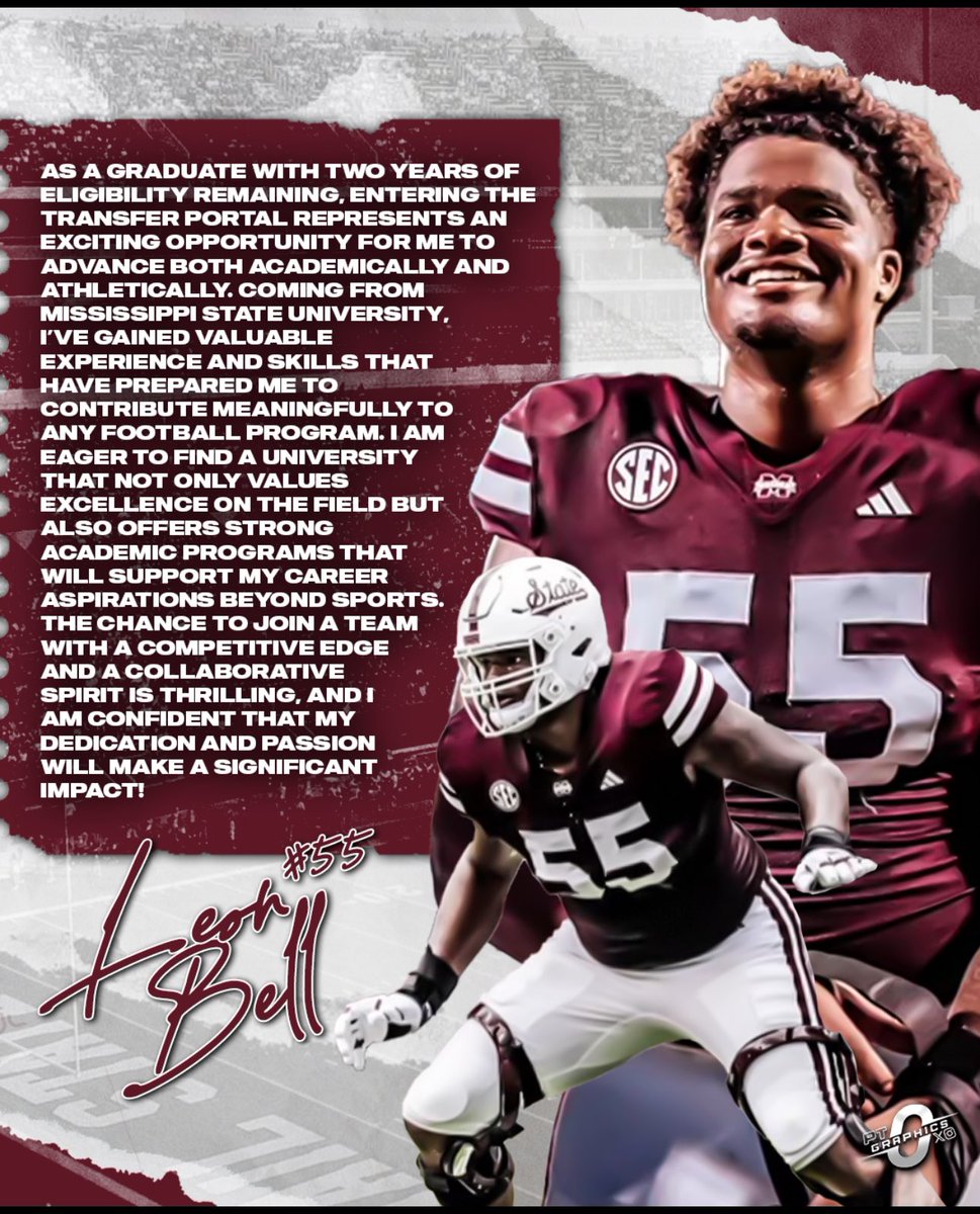 6’8
315 
2 years 
Grad transfer ‼️
Ready to work