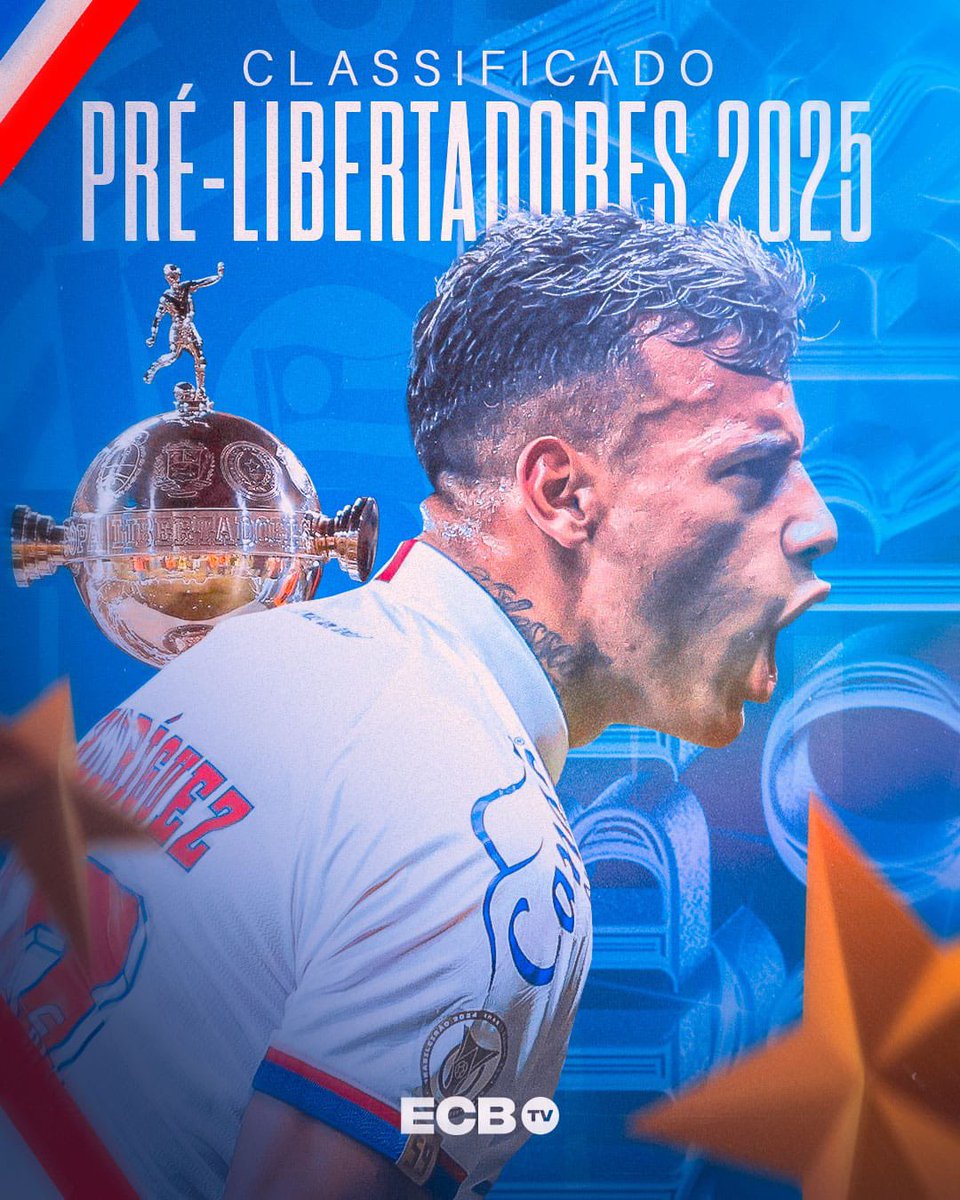 netoecbtv's tweet photo. Acabou a espera e o sonho é realidade! O Esporte Clube Bahia está de volta a Copa Conmebol Libertadores depois de 35 depois! Comemore torcedor tricolor, você merece! https://t.co/skAYTJoan2