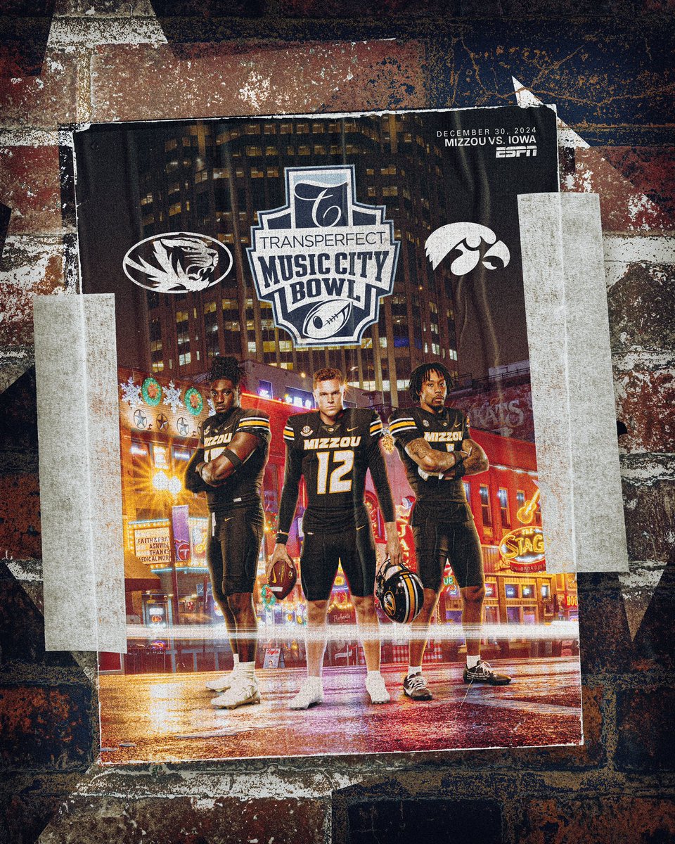 Nashville bound📍<a href="/MusicCityBowl/">Music City Bowl</a> 

#MIZ | #STP