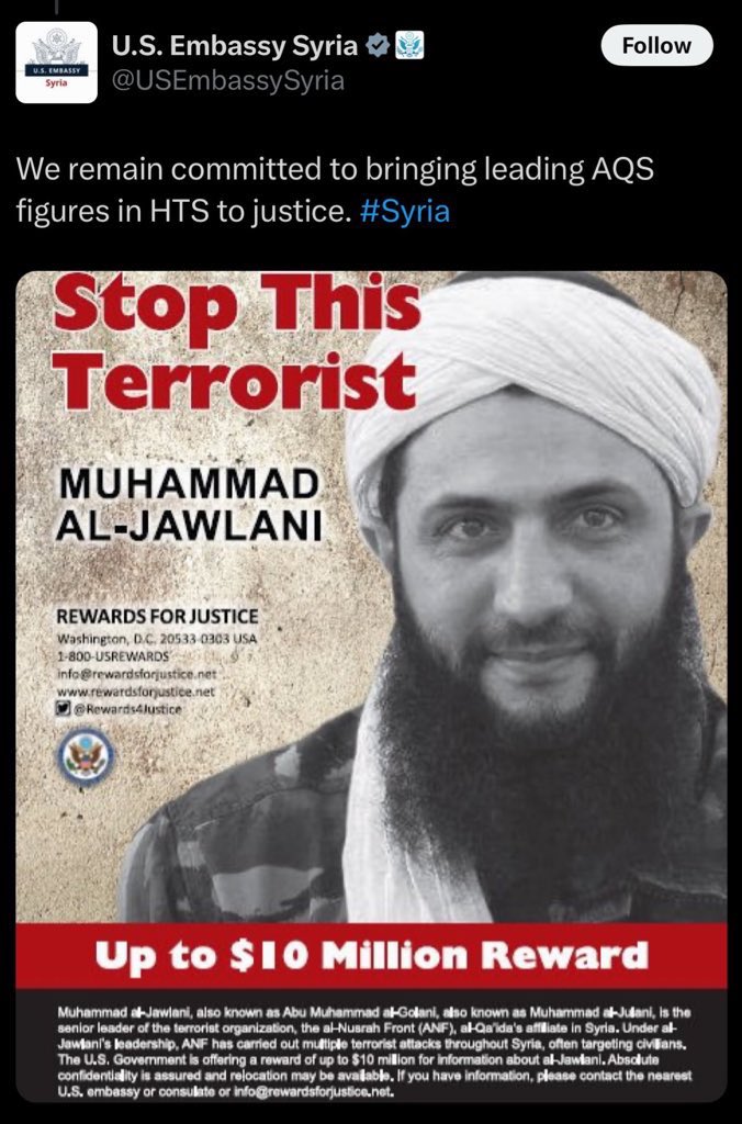Partisangirl's tweet photo. AlQaeda takes over Syria.

Israel invades Syria at the same time.

This is what the powers that be wanted 13 years ago. https://t.co/NarWa4Raq9