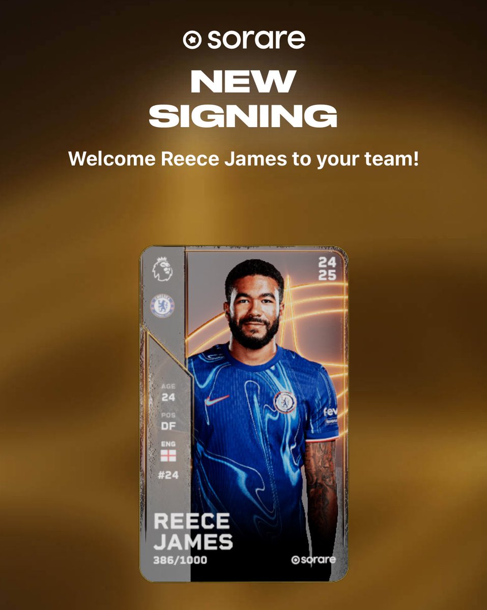 It’s Christmas time on <a href="/Sorare/">Sorare</a> 🎅

To celebrate Chelsea’s monster win 
Day 8 - Reece James 

To enter the giveaway:

1️⃣ Subscribe &amp; Like

youtu.be/KzBrannlf5A

2️⃣ Retweet and Follow 

Merry Xmas 🎄