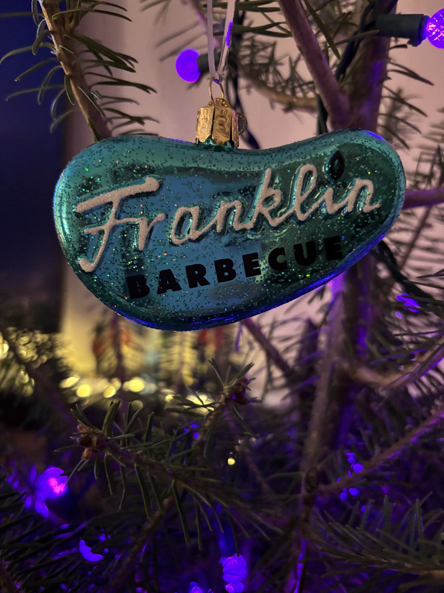 Miguel Bollar (@migbits) on Twitter photo Every year we get an ornament for our tree that represents something fun, new or adventurous we did during the year. This year, we had a blast at <a href="/franklinbbq/">Franklin Barbecue</a>. Happy Holidays everyone! Every year we get an ornament for our tree that represents something fun, new or adventurous we did during the year. This year, we had a blast at <a href="/franklinbbq/">Franklin Barbecue</a>. Happy Holidays everyone!