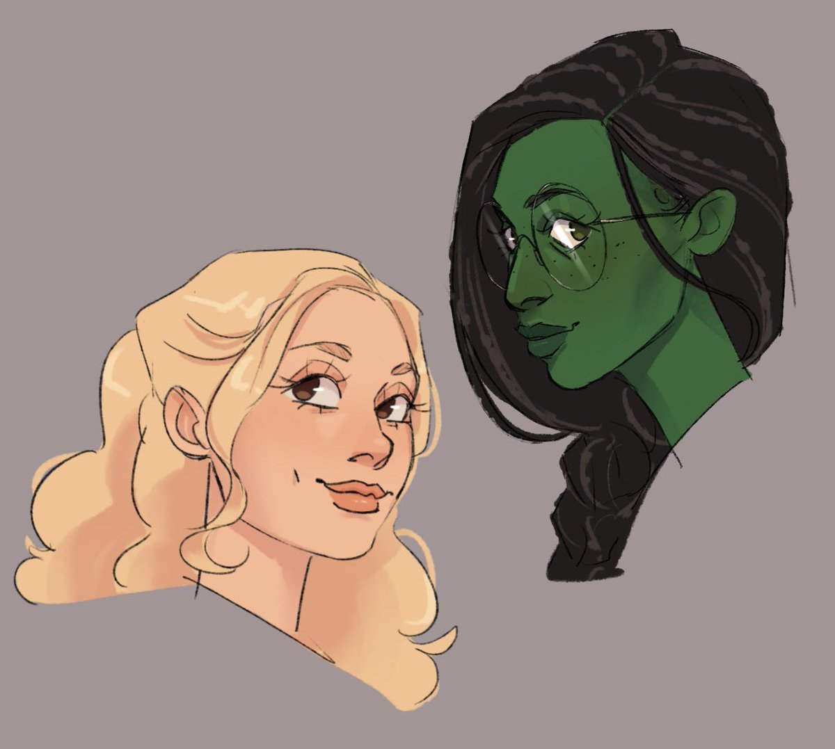 pink goes good with green! #gelphie 🩷💚