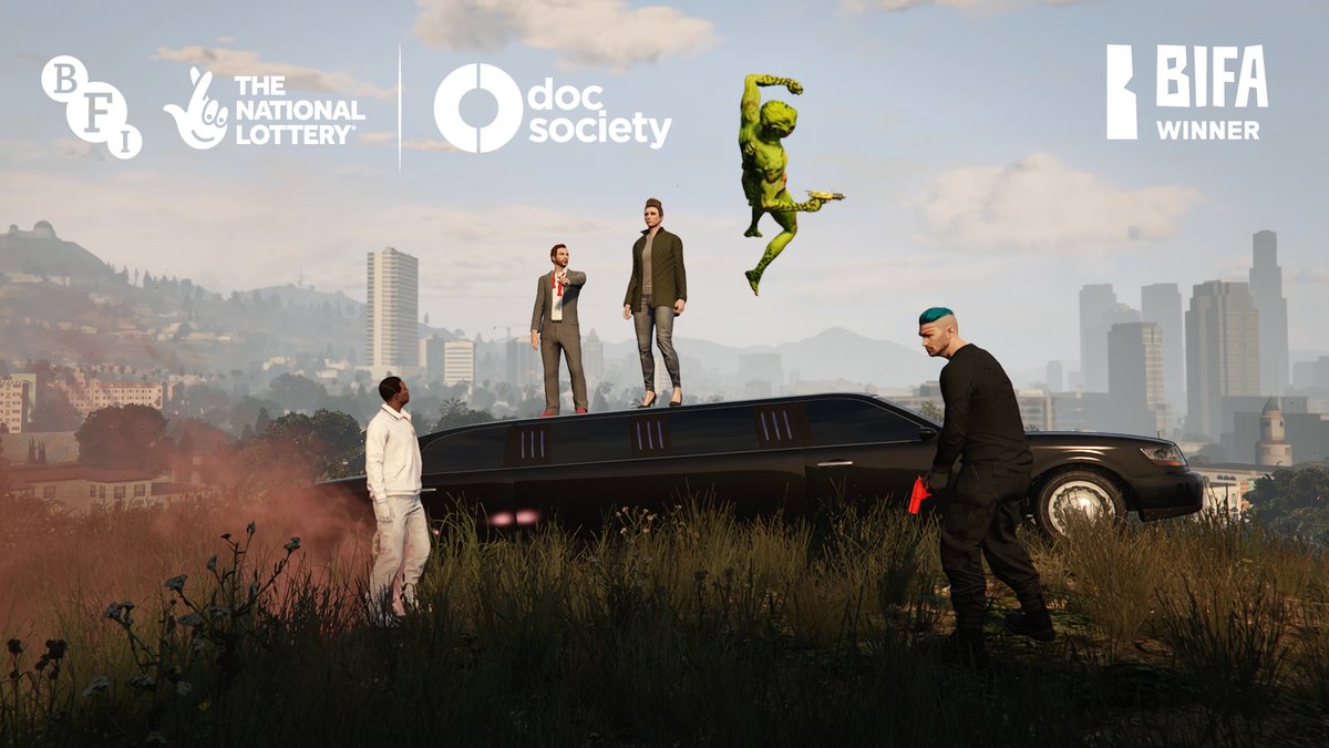 Congrats to Pinny Grylls, Sam Crane, Julia Ton and Rebecca Wolff for winning The Raindance Maverick Award #BIFA2024 for Grand Theft Hamlet!

Backed by the BFI Doc Society Fund #NationalLottery