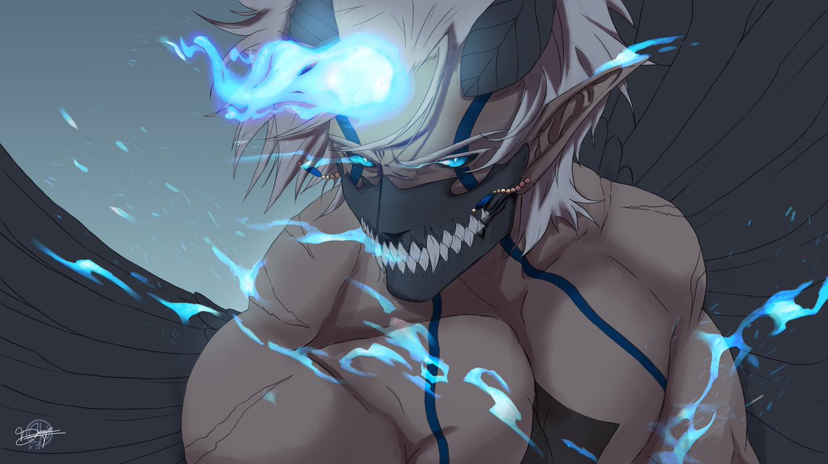 dwenylll's tweet photo. I’m testing new techniques for shadows!
#art #demon #oc #illustration #artstudy #ipad #manga #realistic https://t.co/fPfGCFs1Sc
