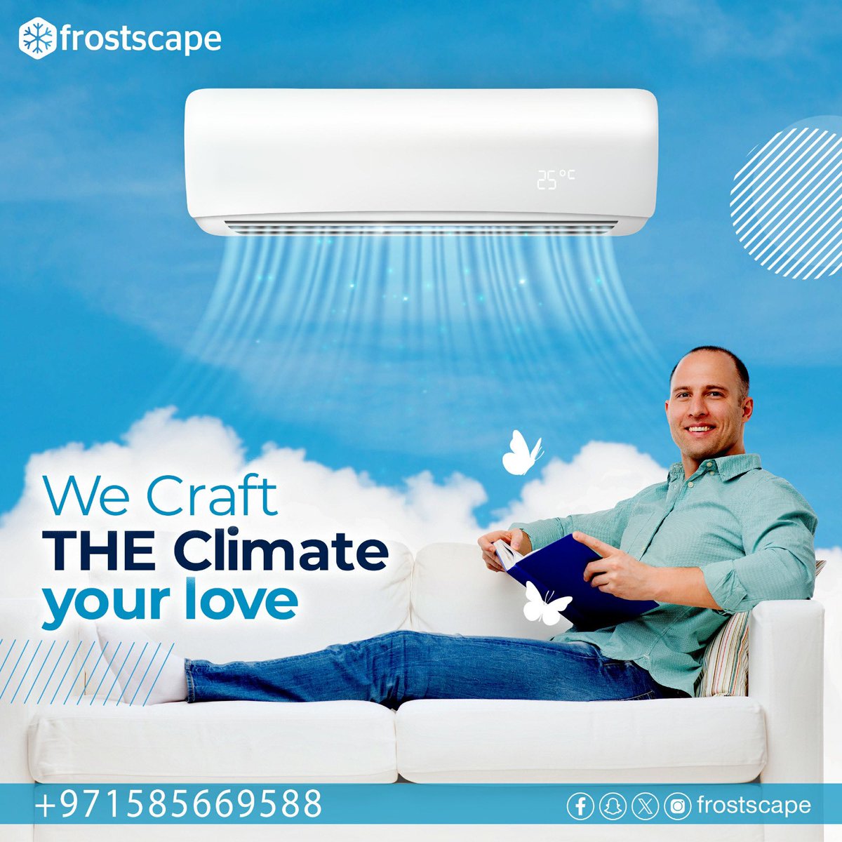 FrostScapeUAE's tweet photo. We don’t just control the #temperature, but your #comfort and enjoyment of the best
atmosphere.
#Frostscape
https://t.co/seTIotLHa5 https://t.co/xrAJmP5wRV