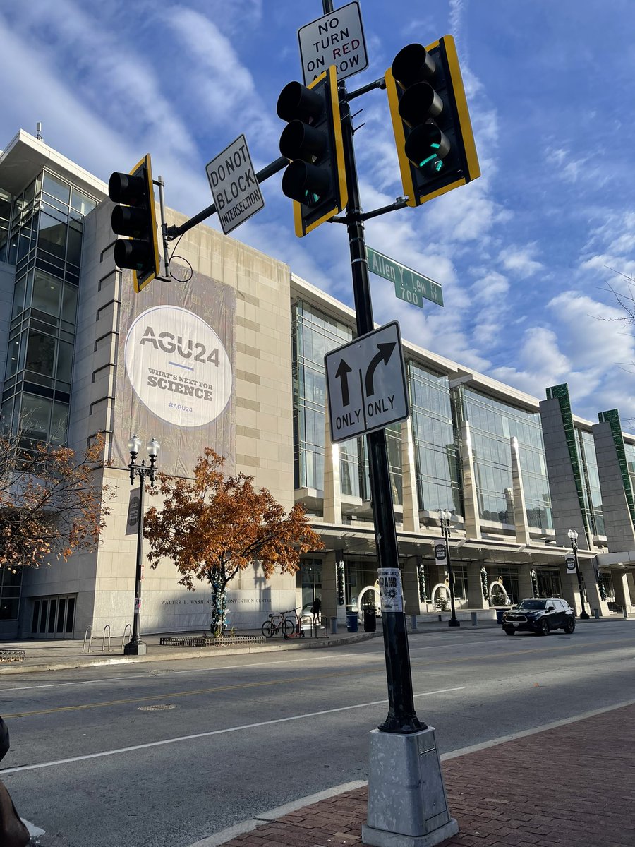 What's next for science? Kick off to a full week talking science with worldwide geoscientists in DC! #agu24