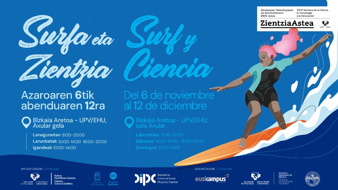 ¡Última semana para ver la exposición #SurfYciencia!

s.mtrbio.com/yvdgrtrczk