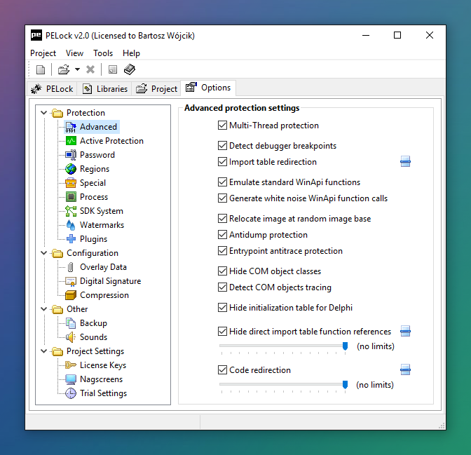 PELock's tweet photo. PELock x86 32-bit advanced executable protector written in 99% win32asm priced down from $499 to $159 XMas offer
https://t.co/k3rZGlFuoZ
#programming #coding #antidebugger #drm #malware #hacker #hacking #assembly #itsecurity #whitehat #bluehat #redteam #shellcode #executable https://t.co/YpaR0OLVKQ