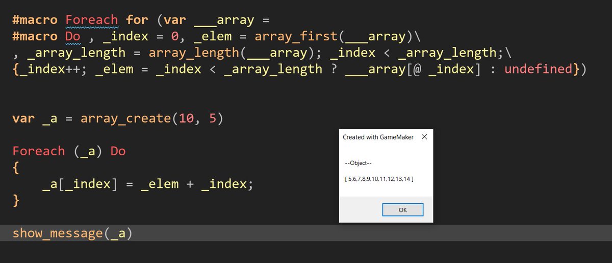 8BitKing_'s tweet photo. So I just had one of these kinds of dumb idea: 
(macros are fun)

#indiedev #indiegame #gamedev #gamemaker #gamemakerlanguage #gamemakerstudio https://t.co/mCoMg6gR2i
