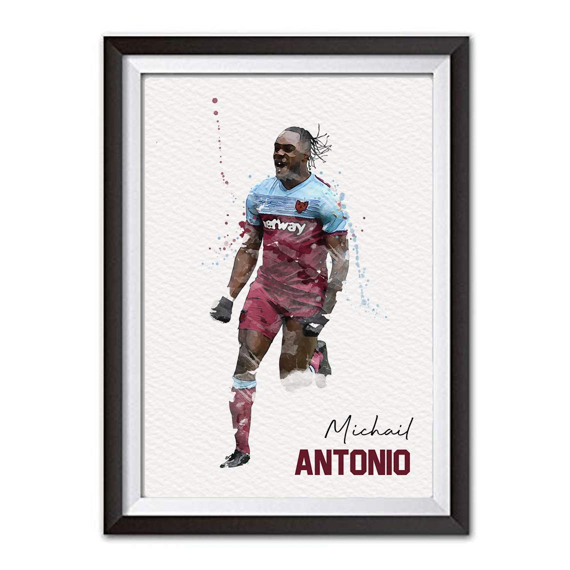 Footballgiftid1's tweet image. Great servant and a club legend, get well soon mickey COYI  

Michail Antonio West Ham Football Legend Watercolour style A4 print £9.99 &amp;amp; free delivery  

 footballgiftidea.co.uk/d/2425/Michail…